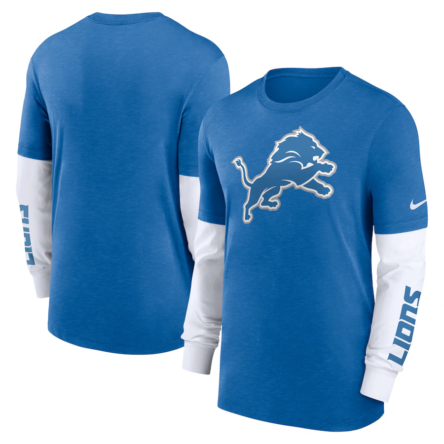 2023 Men NFL Detroit Lions Nike Long Tshirt